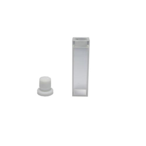 Fluorometer Rectangular w/stopper, Lightpath 50mm, Capacity 14.0ml,Spectrosil Quartz, Range 170 to 2700 nm