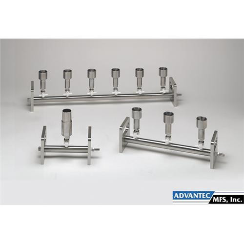6-Place 3xValve Extraction Stainless Steel Manifold