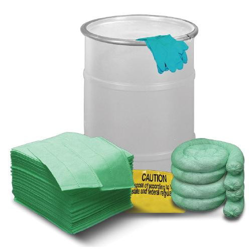 Poly-Drum Universal Spill Kit, 30 Gallon