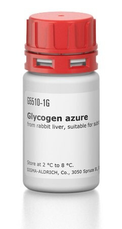 glycogen azure