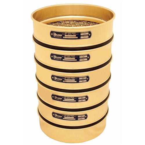SIEVE, 200MM, Brass-Stainless, Full Height, - 25 m (#500)
