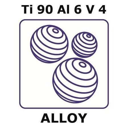 titanium-aluminum-vanadium alloy, ti90al6v4 (c15-1431-460)