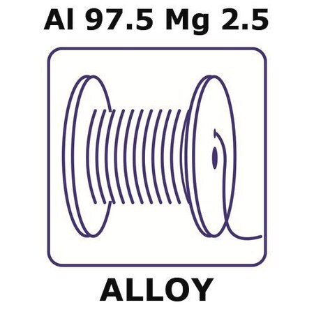 aluminum-magnesium alloy, al97.5mg2.5 (c15-1432-088)