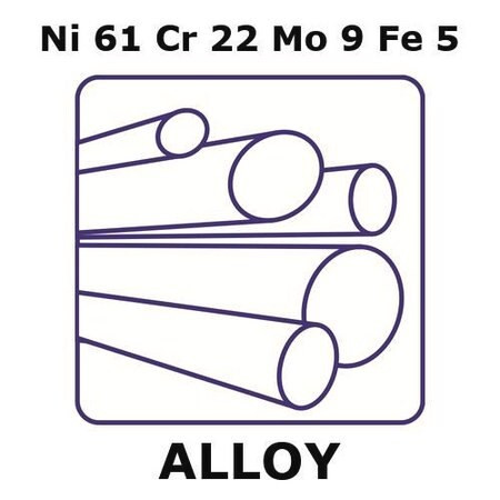 inconel(r) 625 - corrosion resistant alloy, ni61cr22mo9fe5 (c15-1432-977)