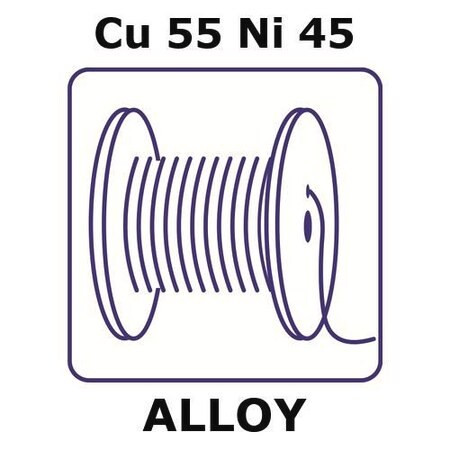 constantan - resistance alloy, cu55ni45 (c15-1434-976)