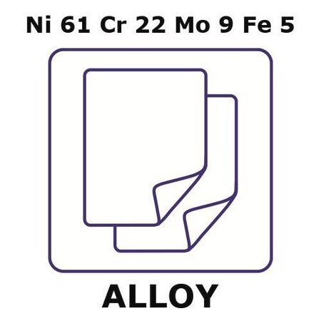 inconel(r) 625 - corrosion resistant alloy, ni61cr22mo9fe5 (c15-1436-119)