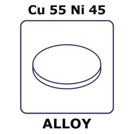 constantan - resistance alloy, cu55ni45 (c15-1436-940)