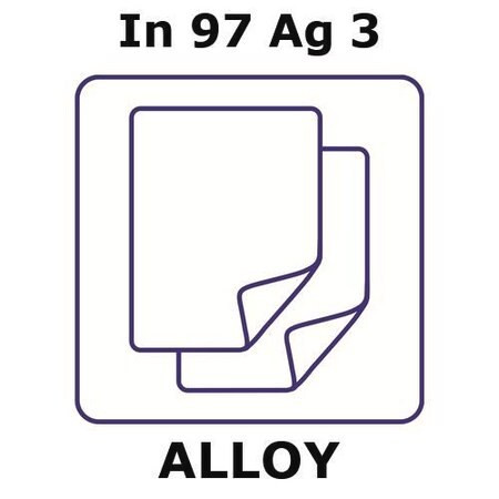 indium-silver alloy, in97ag3 (c15-1437-069)