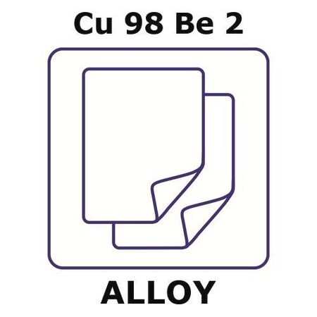 copper-beryllium alloy, cu98be2 (c15-1437-571)