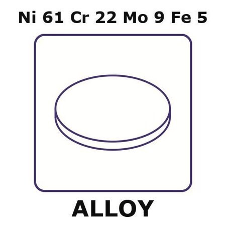 inconel(r) 625 - corrosion resistant alloy, ni61cr22mo9fe5 (c15-1438-740)