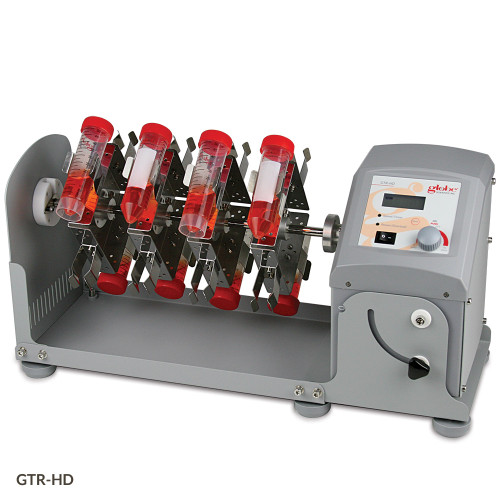 tube rotator horizontal digital adjustable speed and angle 120 240v 50 60hz us uk eu plugs includes 16 place tube holder for 50ml tubes
