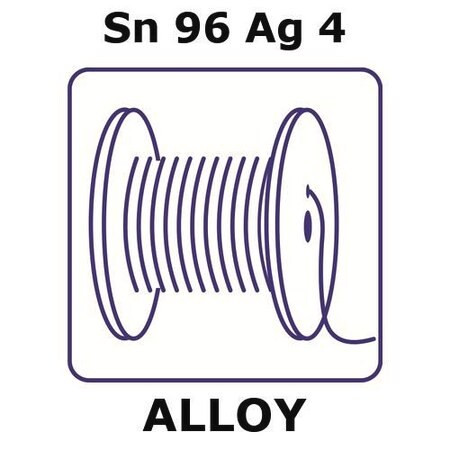 tin-silver alloy, sn96ag4 (c15-1441-075)