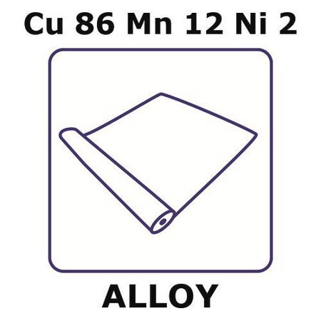 manganin(r) - resistance alloy, cu86mn12ni2 (c15-1441-172)