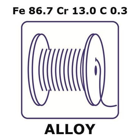 stainless steel - aisi 420 alloy, fe86.7cr13.0c0.3 (c15-1442-102)