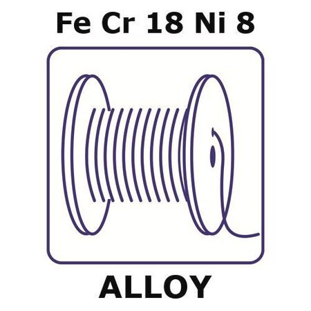 stainless steel - aisi 302 alloy, fecr18ni8 (c15-1442-302)