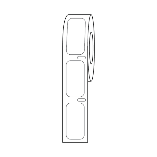 label roll cryo direct thermal 38x13mm for cryogenic vials green
