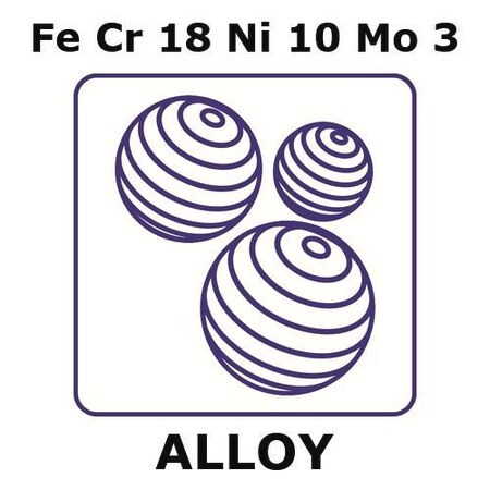 stainless steel - aisi 316 alloy, fecr18ni10mo3 (c15-1443-435)
