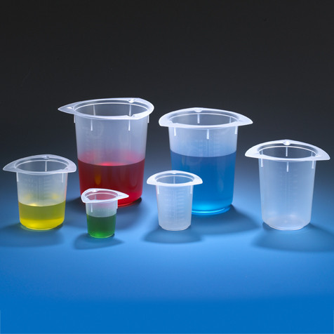 beaker three corner pp graduated 800ml