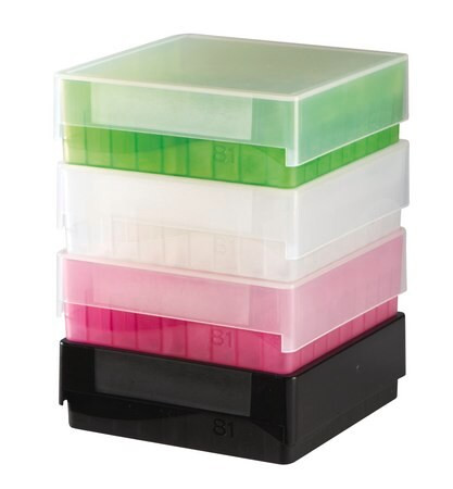 81-well microtube storage box, for 1.5-2.0 ml tubes (c15-1467-264)