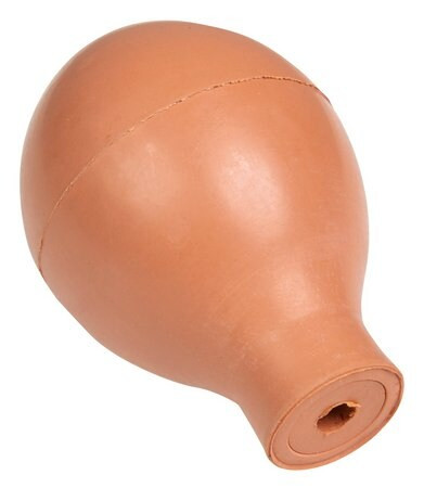rubber bulb 15 ml red
