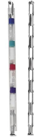 cryogenic vial cane 6-place aluminum
