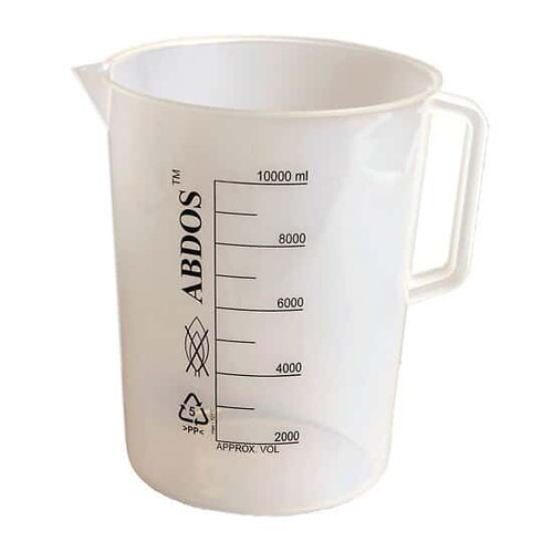 beaker w/ handle pp 100ml 6/pk