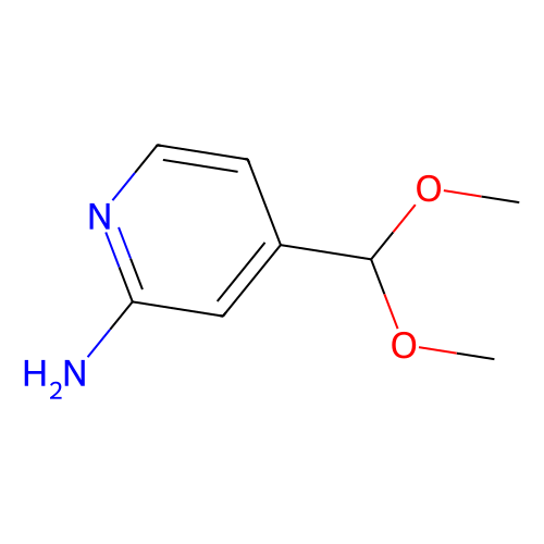 2-amino-4-carbaldehyde dimethylacetal