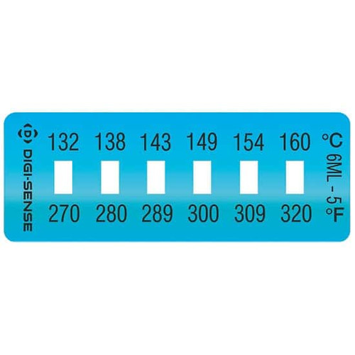 label irv.temp. 10/pk 270-320f