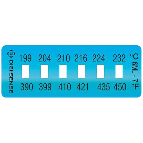 label irv.temp. 10/pk 390-450f