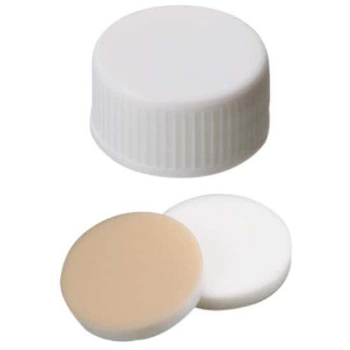 pp cap 24mm sil/ptfe 1000/pk (c22-1487-973)