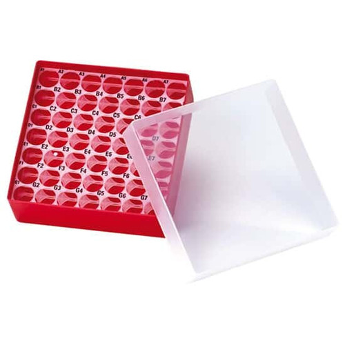 vial box pp red 49 x 4 ml vial
