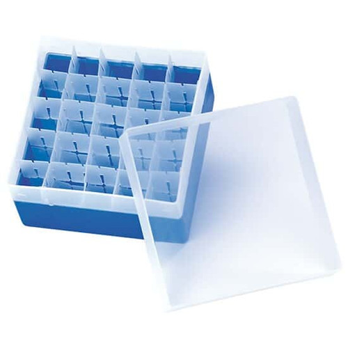 vial box pp 25 x 20 ml blue