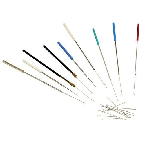 teasing needle 6in strt wht