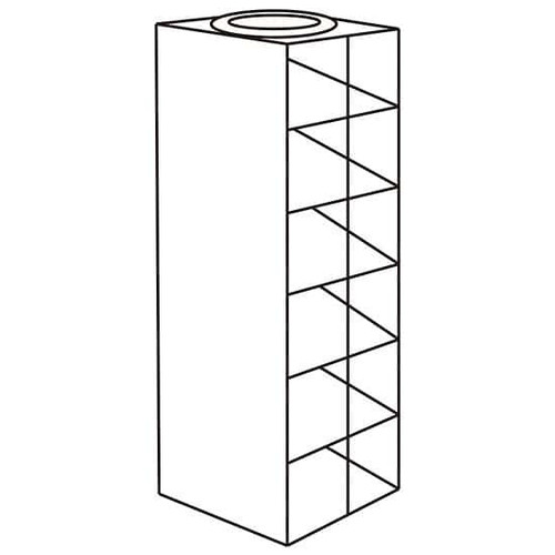 frz rack v 3.75"h stdbx 6b 24"