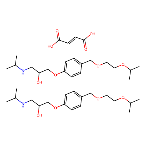 bisoprolol hemifumarate salt
