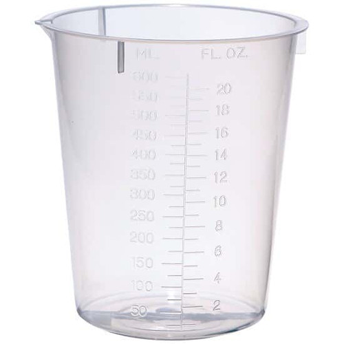 el pp beaker 600 ml 25/pk