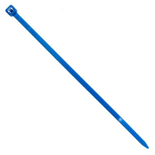 ties 4in solid blue 1000/pk