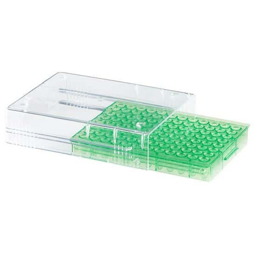 lt pcr rack 96pl green 5/pk
