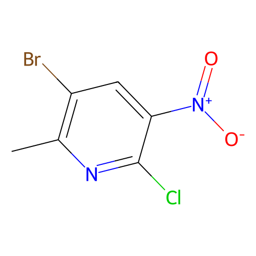 3-bromo-6-chloro-2-methyl-5-nitropyridine