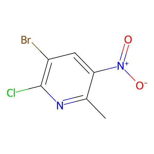 3-bromo-2-chloro-6-methyl-5-nitropyridine