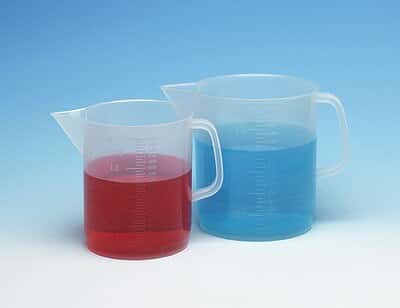 beaker w/handle pp 500ml 4pk