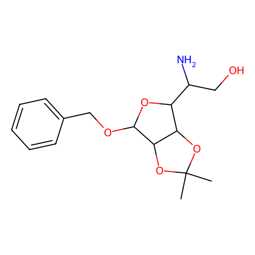 benzyl 5-amino-5-deoxy-2,3-o-isopropyl-α-d-mannofuranoside
