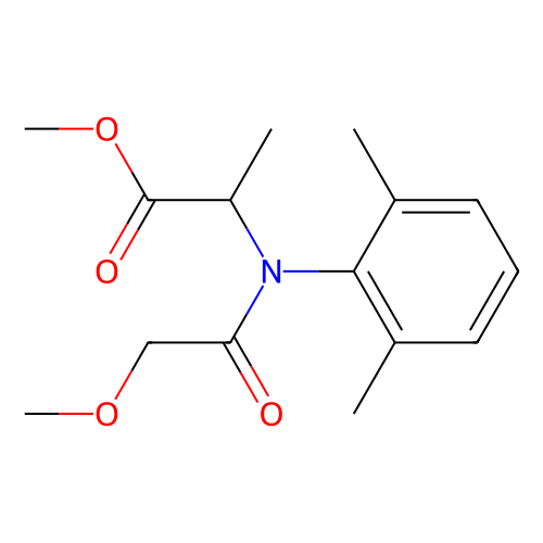 metalaxyl solution in acetonitrile