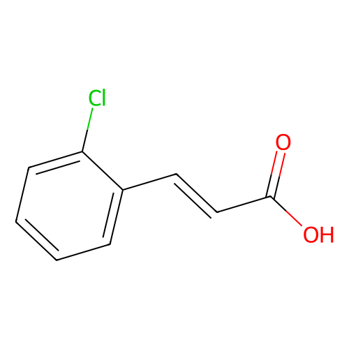 2-chlorocinnamic acid, predominantly trans