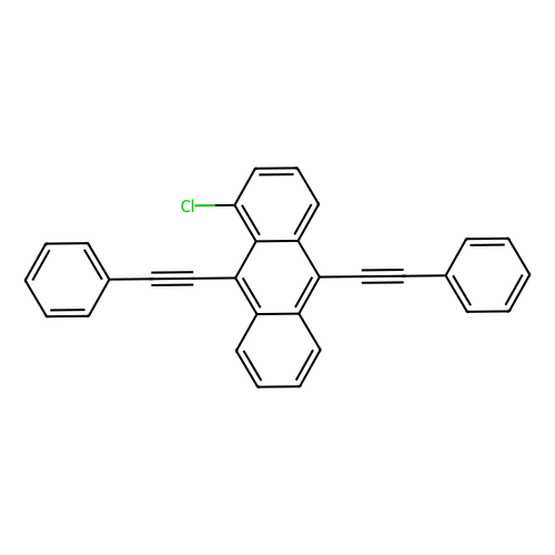 1-chloro-9,10-bis(phenylethynyl)anthracene