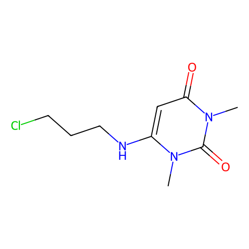 6-[(3-chloropropyl)amino]-1,3-dimethyluracil