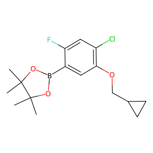 4-chloro-5-(cyclopropylmethoxy)-2-fluorophenylboronic acid, pinacol ester
