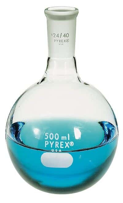 flask round pyrex 5000ml 4/cs