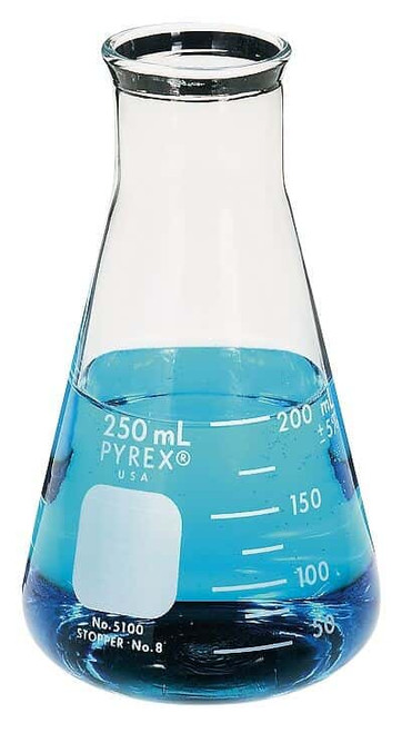 flask pyrex 250ml 12/pk