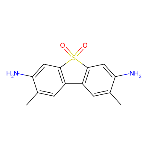 3,7-diamino-2,8-dimethyldibenzothiophene sulfone (contains 2,6-dimethyl isomer)